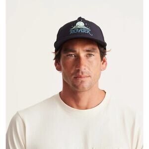Roark Hybro Strapback Hat - Dark Navy Tech Mesh Back Mountains Hiking NWT